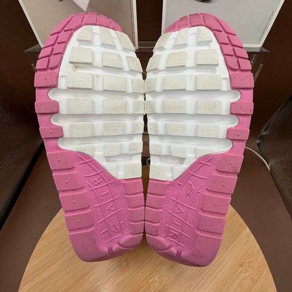 Nike Air Max 1 (GS) Shoes Big Kid’s SZ 6.5Y White/Playful Pink Foam - Picture 8 of 10